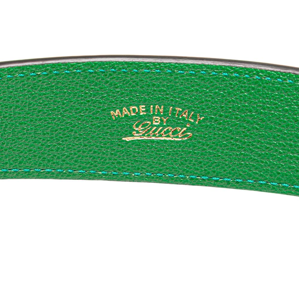 Gucci B Gucci Green Calf Leather Mini Aphrodite Shoulder Bag Italy