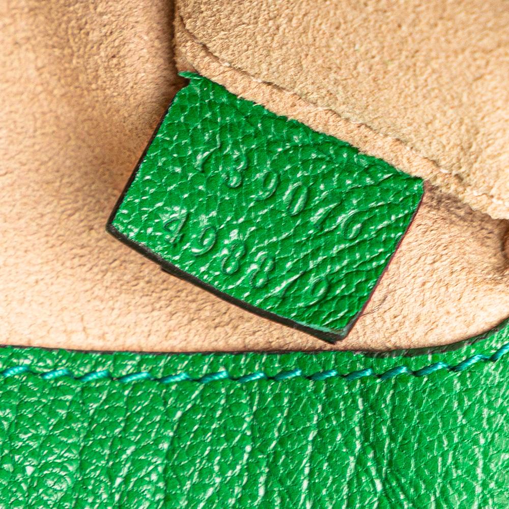 Gucci B Gucci Green Calf Leather Mini Aphrodite Shoulder Bag Italy