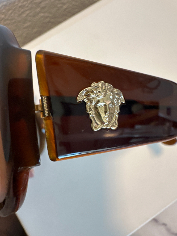 Versace Braune Sonnenbrille