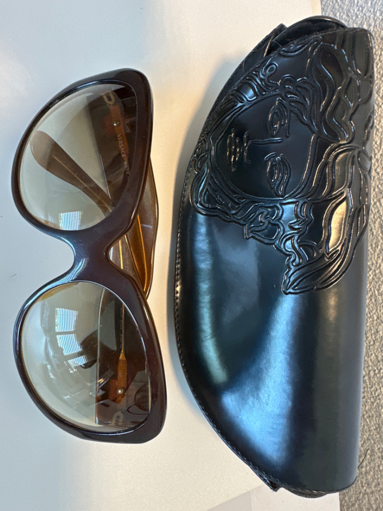 Versace Braune Sonnenbrille