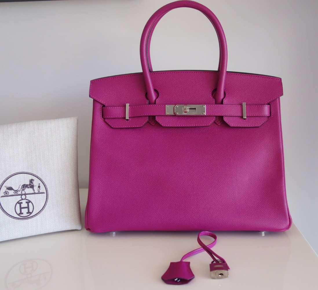 Hermès Hermes Birkin 30 bag purple