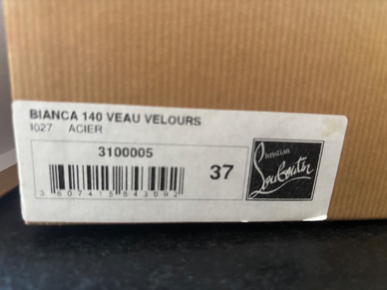 Christian Louboutin Bianca 140 suede calf