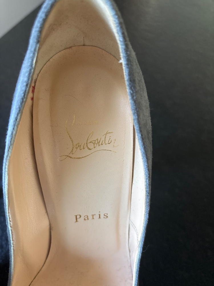 Christian Louboutin Bianca 140 suede calf