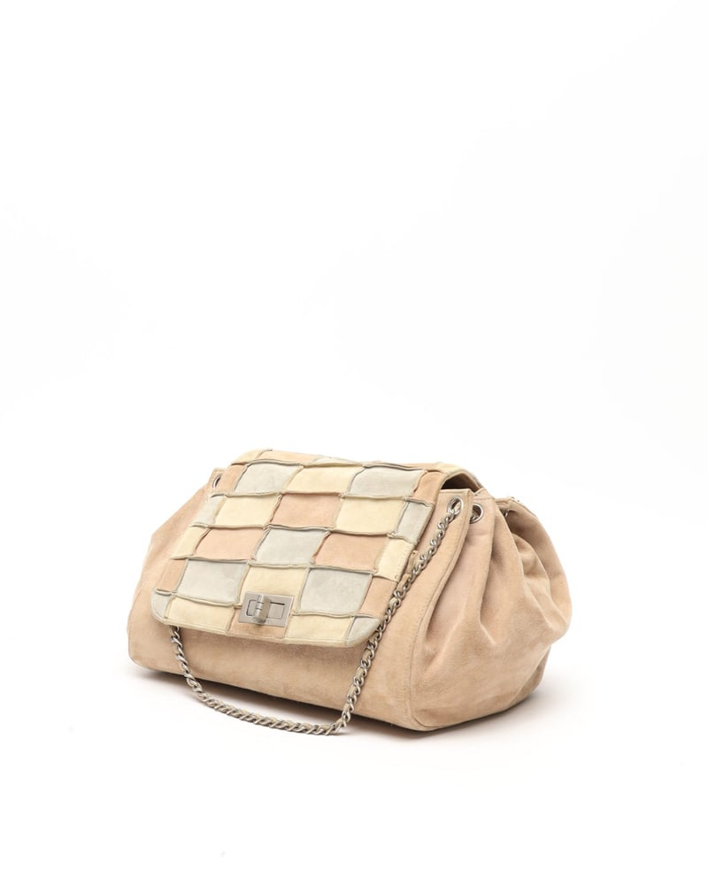 Chanel Suede 2.55 Patchwork Bag