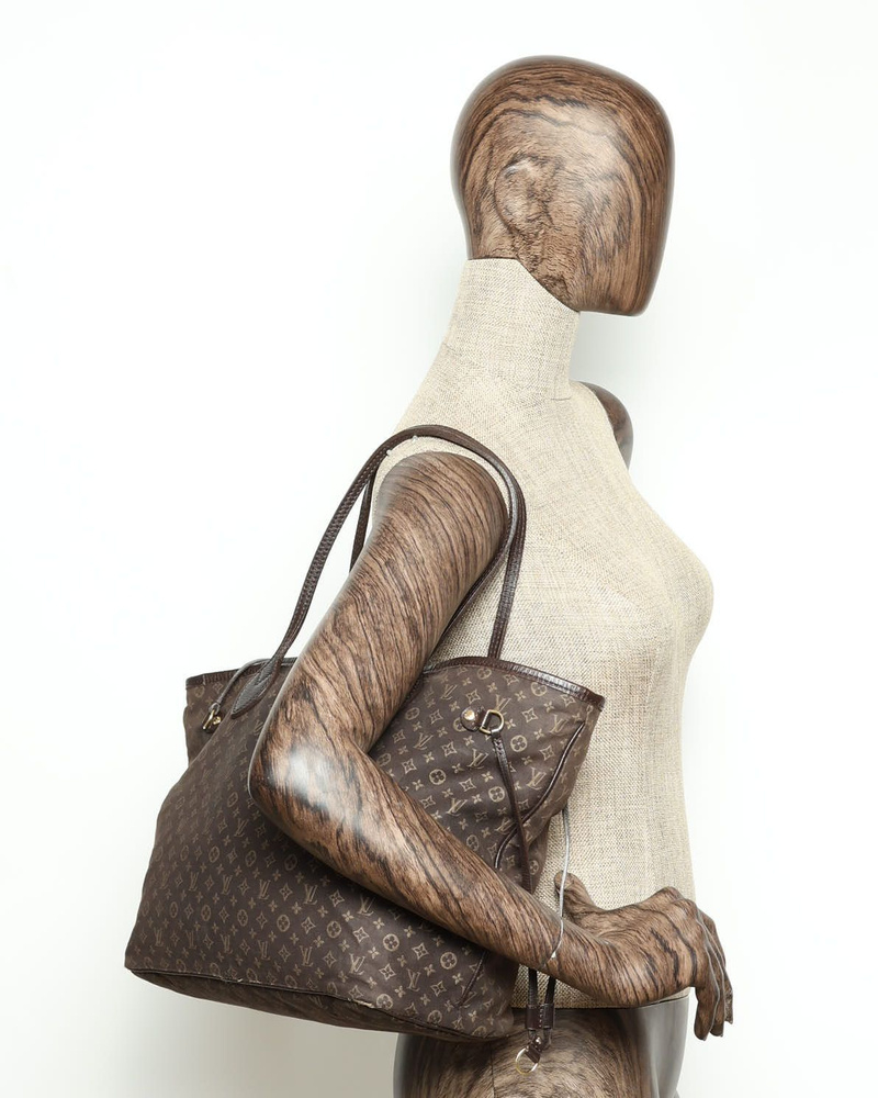 Louis Vuitton Neverfull Idylle Monogram Mini Lin MM Tote Bag