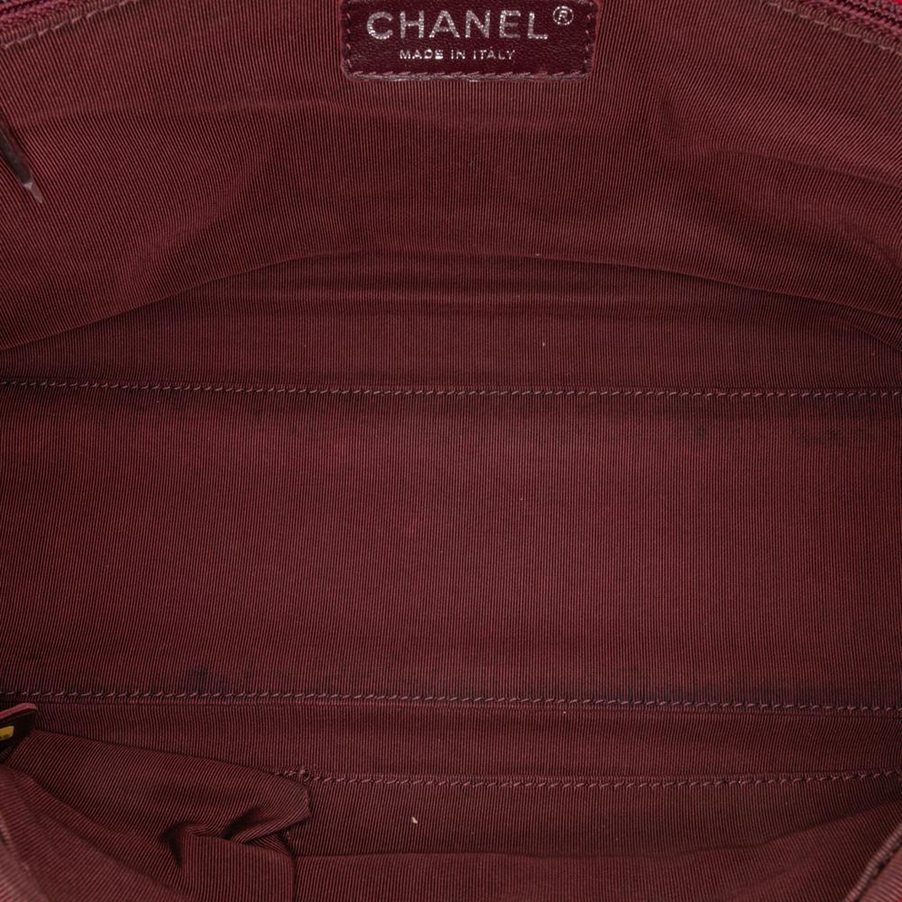 Chanel B Chanel Red Lambskin Leather Leather Medium Quilted Lambskin and Caviar Bi Coco Flap Italy