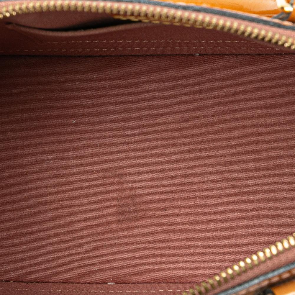 Louis Vuitton B Louis Vuitton Brown Camel Vernis Leather Leather Monogram Vernis Alma BB France