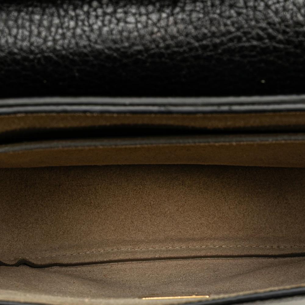 Chloé B Chloé Black Calf Leather Mini Drew Crossbody Italy