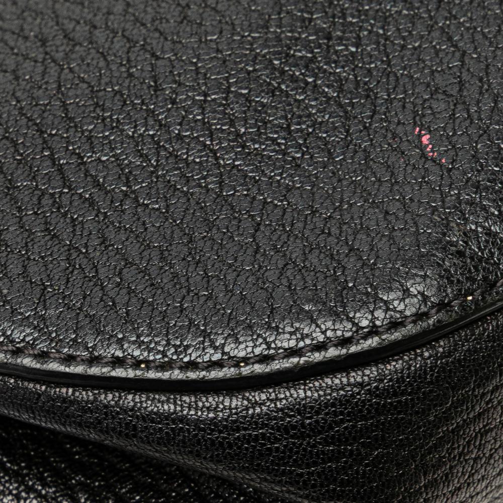 Chloé B Chloé Black Calf Leather Mini Drew Crossbody Italy