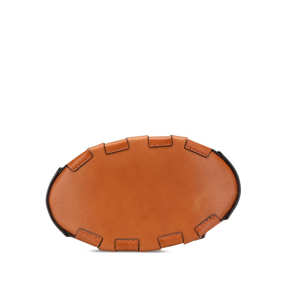 Loewe B LOEWE Brown Calf Leather skin Bamboo Bucket Bag Spain