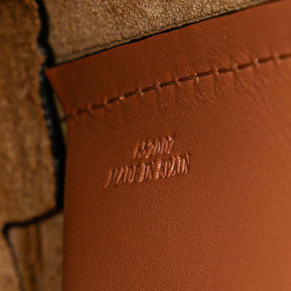 Loewe B LOEWE Brown Calf Leather skin Bamboo Bucket Bag Spain