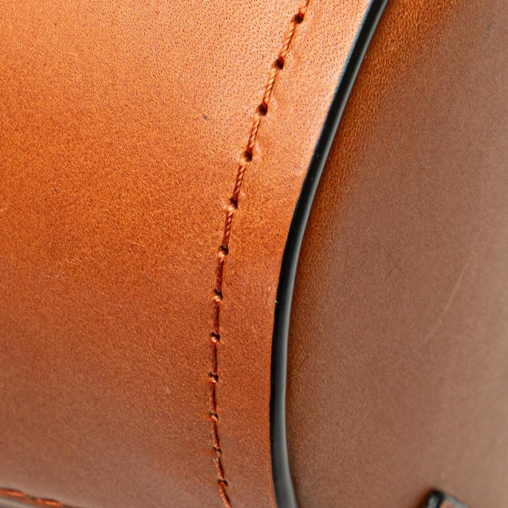 Loewe B LOEWE Brown Calf Leather skin Bamboo Bucket Bag Spain