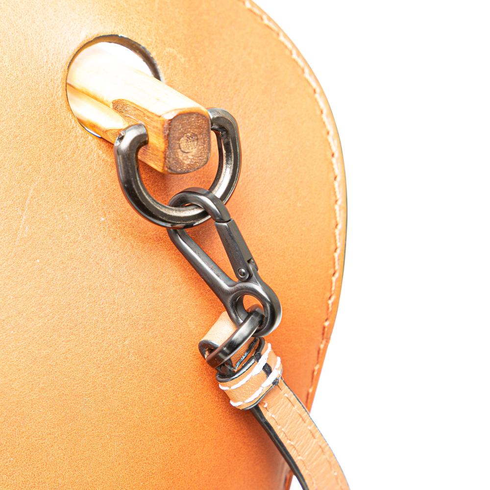 Loewe B LOEWE Brown Calf Leather skin Bamboo Bucket Bag Spain