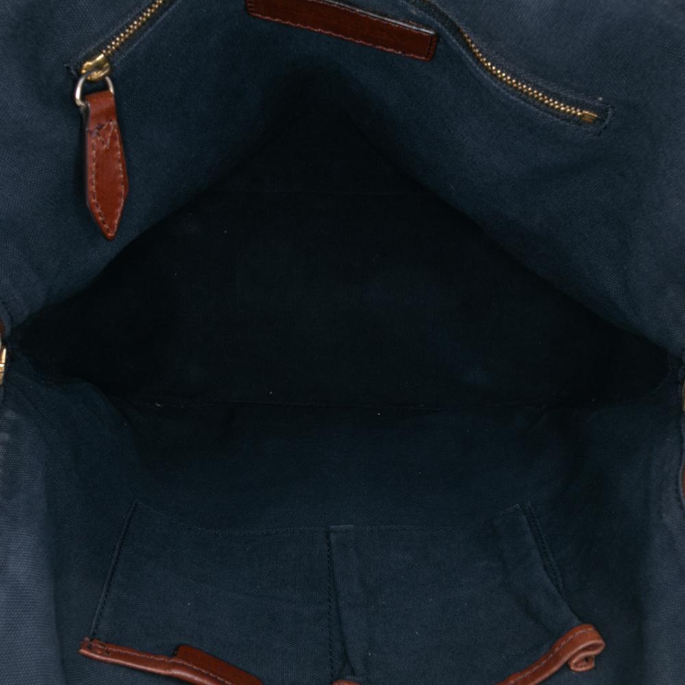 Burberry B Burberry Brown Light Brown Canvas Fabric Medium House Check Bridle Orchard Handbag Italy