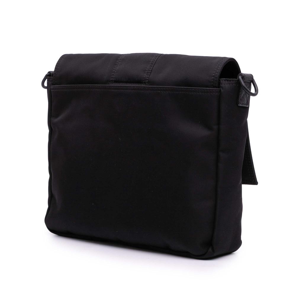 Fendi B Fendi Black Nylon Fabric Medium Econyl Baguette Crossbody Italy