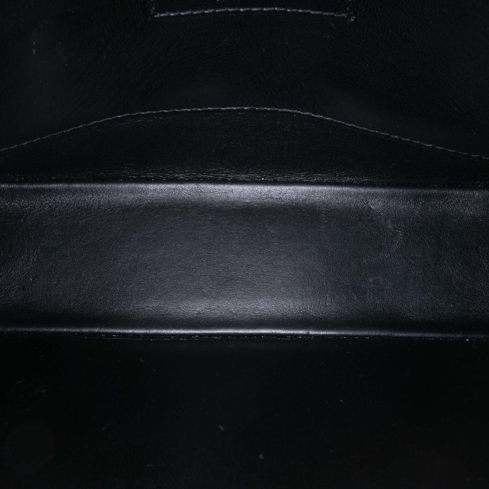 Saint Laurent AB Saint Laurent Pink Hot Pink Wool Fabric Medium Jersey Patchwork Jamie Crossbody Italy