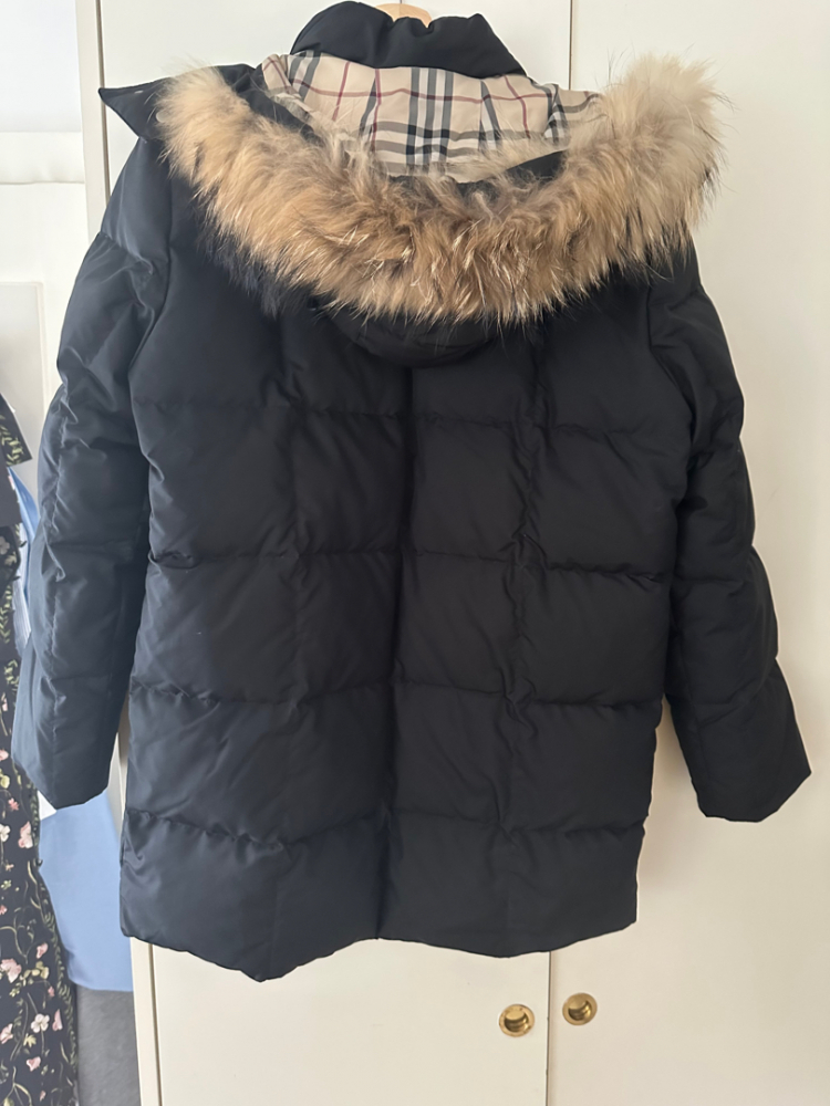 Burberry Down coat with fur collar