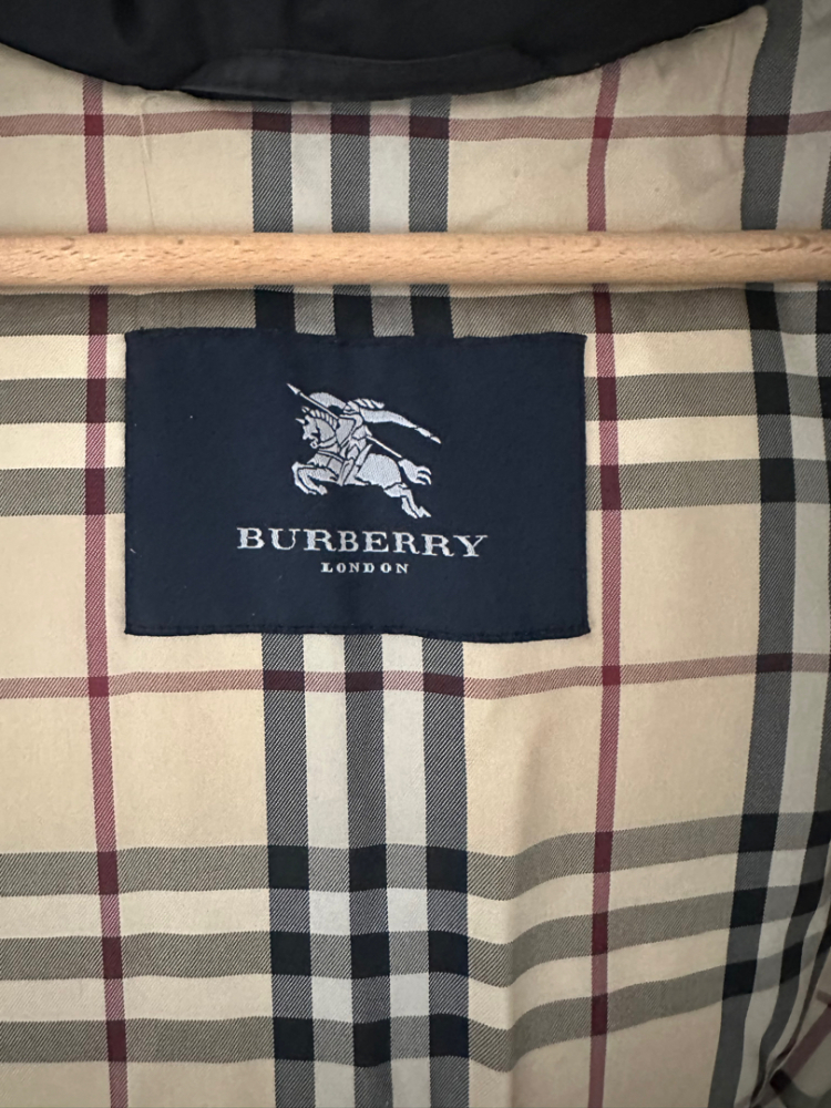 Burberry Down coat with fur collar