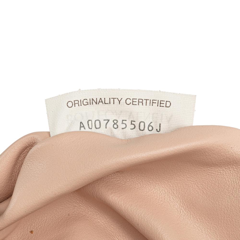 Bottega Veneta AB Bottega Veneta Pink Light Pink Nappa Leather Leather Small Nappa Intrecciato Gemelli Hobo Italy