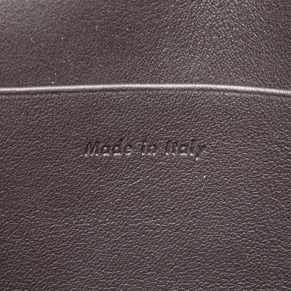 Celine B Celine Pink Lily with Black Calf Leather Frame Wallet on Chain Italy