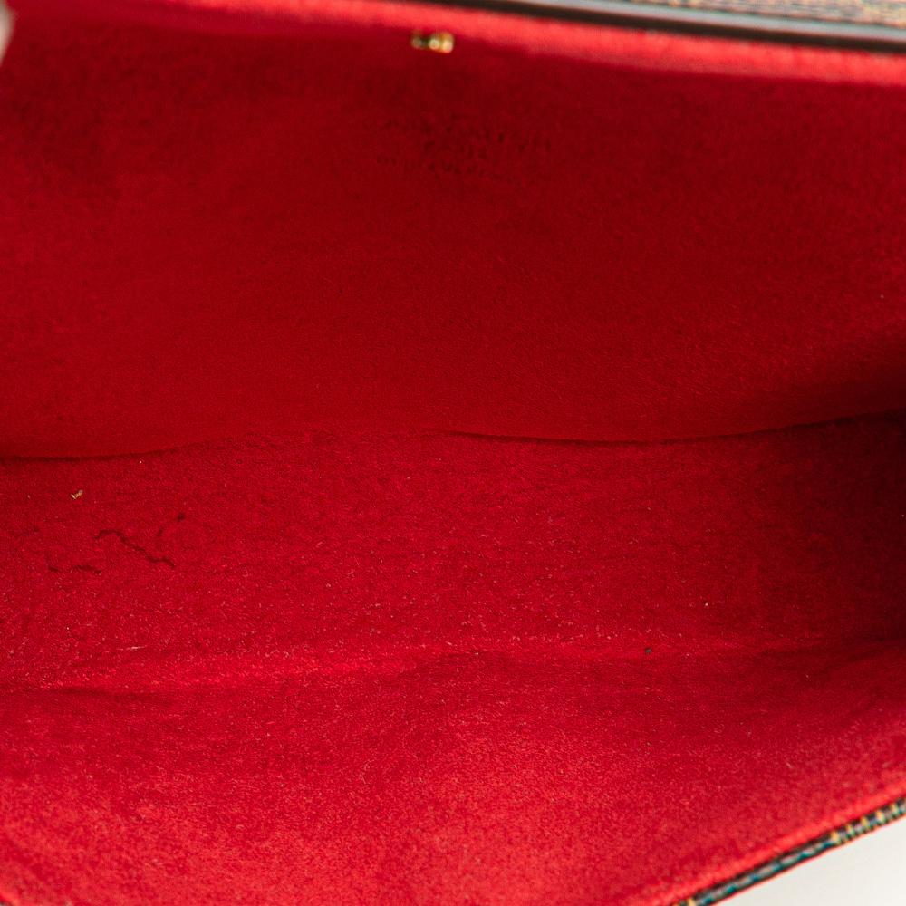 Louis Vuitton AB Louis Vuitton Brown Damier Canvas Canvas Damier Ebene Pochette Florentine France