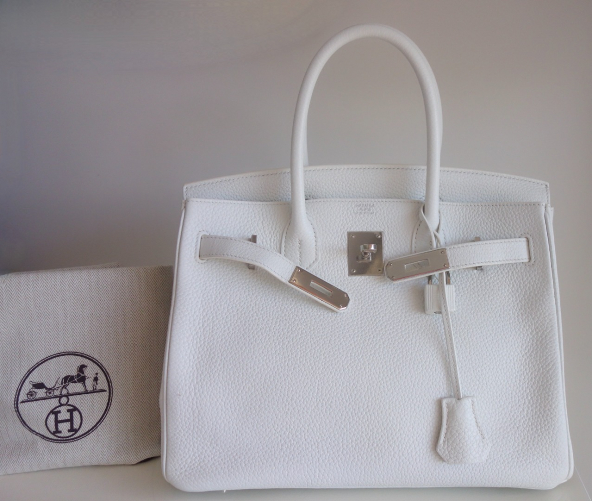 Hermès Hermes Birkin 30 bag white