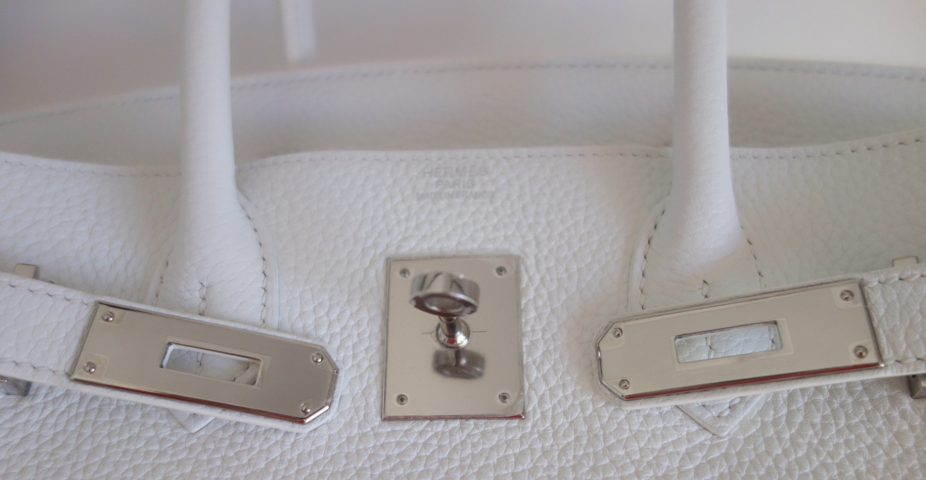 Hermès Hermes Birkin 30 bag white