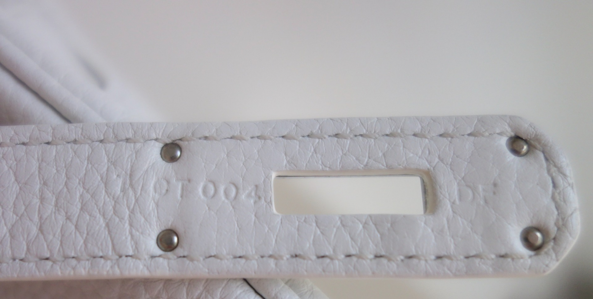 Hermès Hermes Birkin 30 bag white