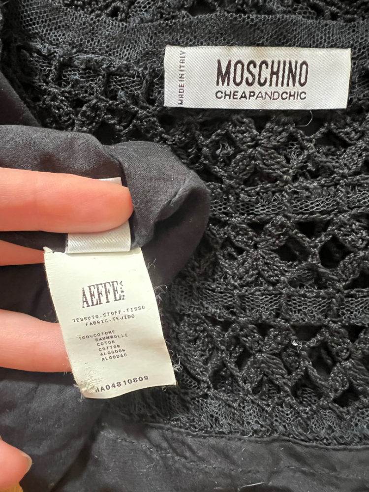 CHEAP & CHIC Moschino Robe noire