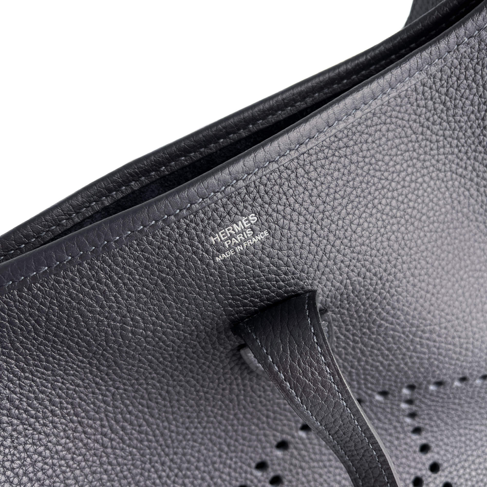 Hermès Evelyne 29 Taurillon Clemence Leather Hobo Crossbody S Black