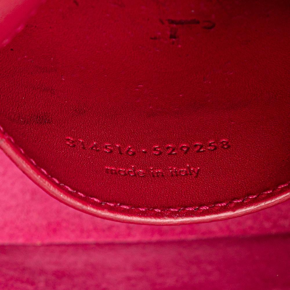 Saint Laurent B Saint Laurent Red Calf Leather Small Betty Crossbody Italy