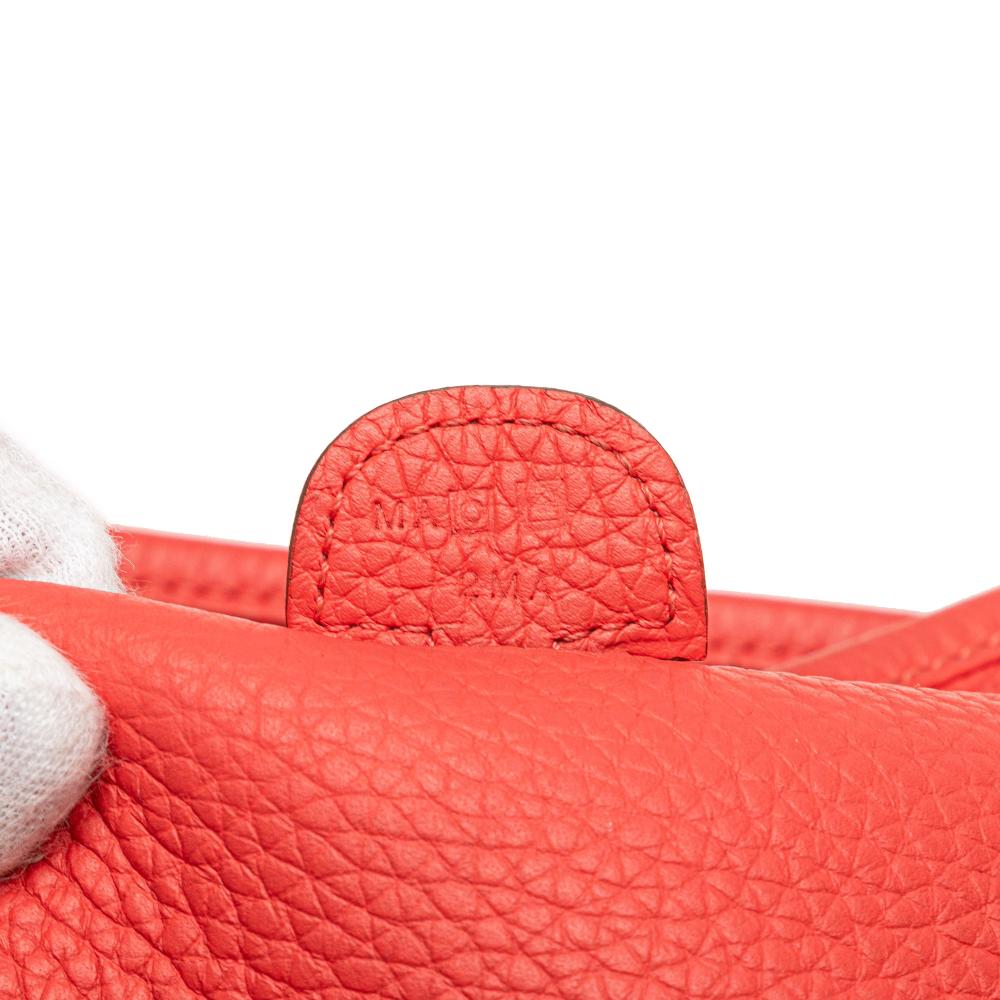 Hermès B Hermès Pink Strawberry Calf Leather Clemence Evelyne III 29 France