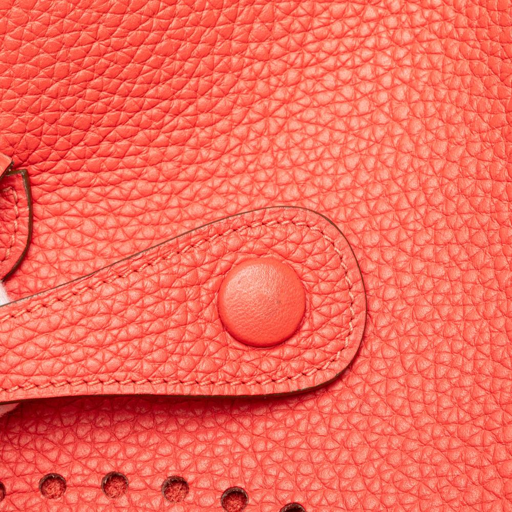 Hermès B Hermès Pink Strawberry Calf Leather Clemence Evelyne III 29 France
