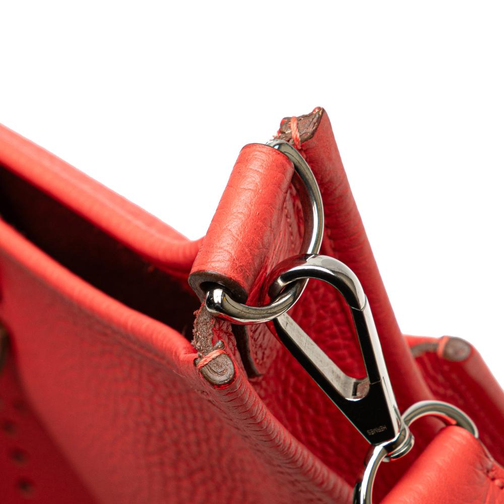 Hermès B Hermès Pink Strawberry Calf Leather Clemence Evelyne III 29 France