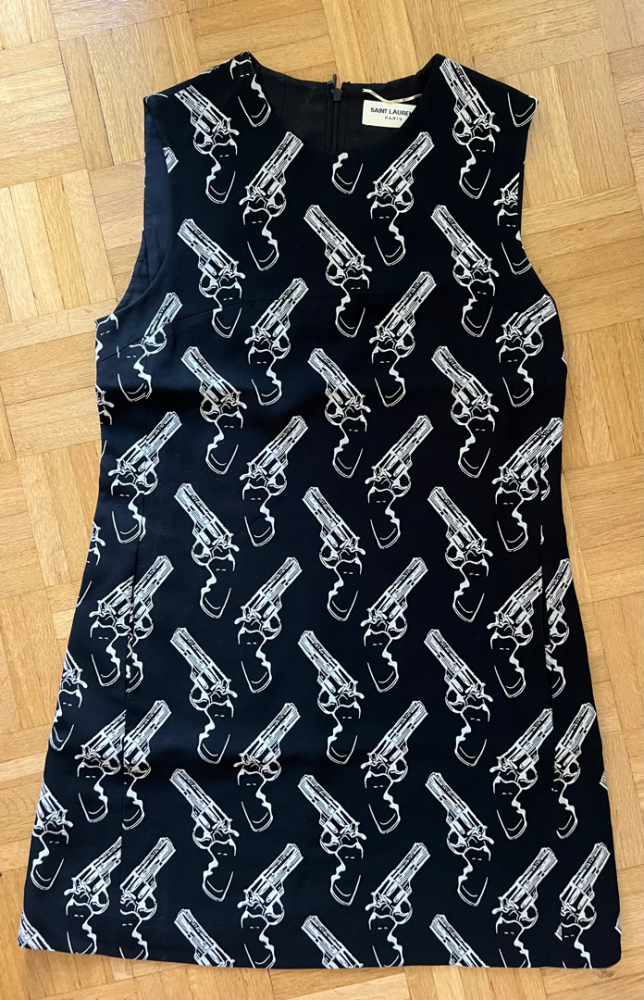 Yves Saint Laurent Kleid mit Pistolen