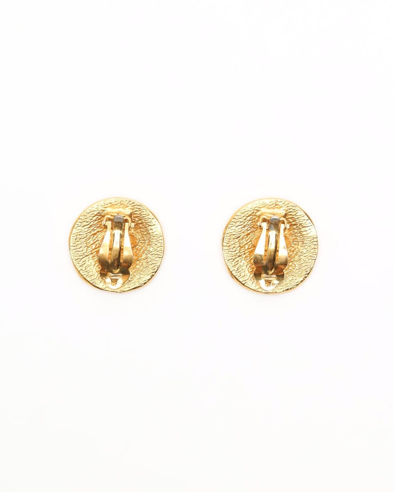 Chanel Gold Clip-on Earrings