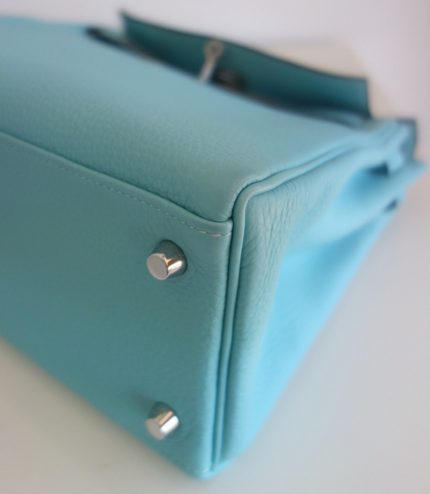 Hermès Hermes Kelly 28 bag Atoll blue