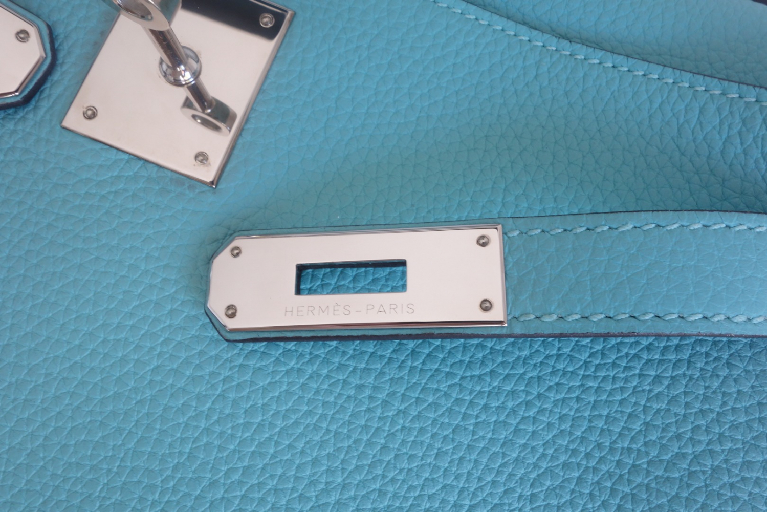 Hermès Hermes Kelly 28 bag Atoll blue