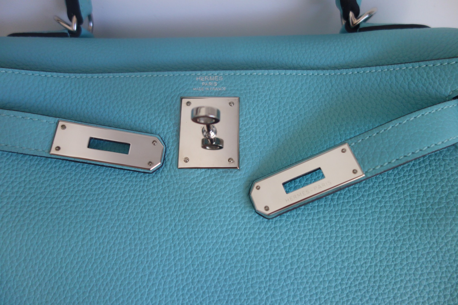 Hermès Hermes Kelly 28 bag Atoll blue