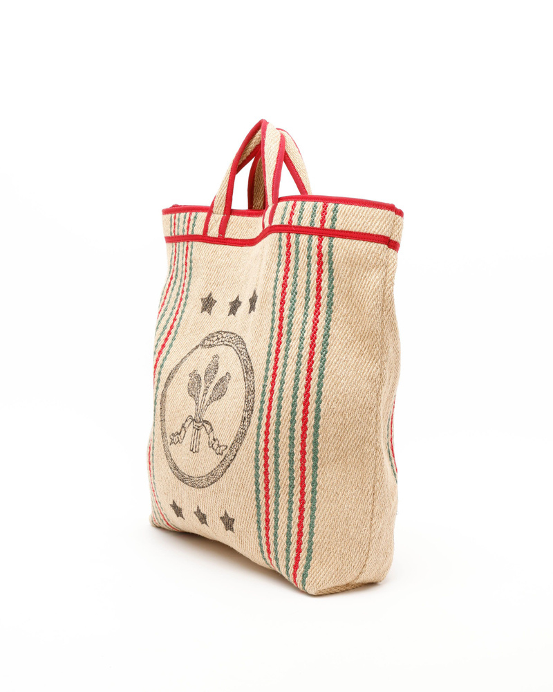 Gucci Arles Raffia Tote Bag