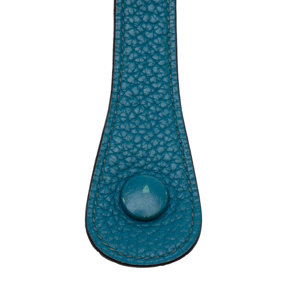 Hermès B Hermès Blue Calf Leather Clemence Evelyne III 33 France