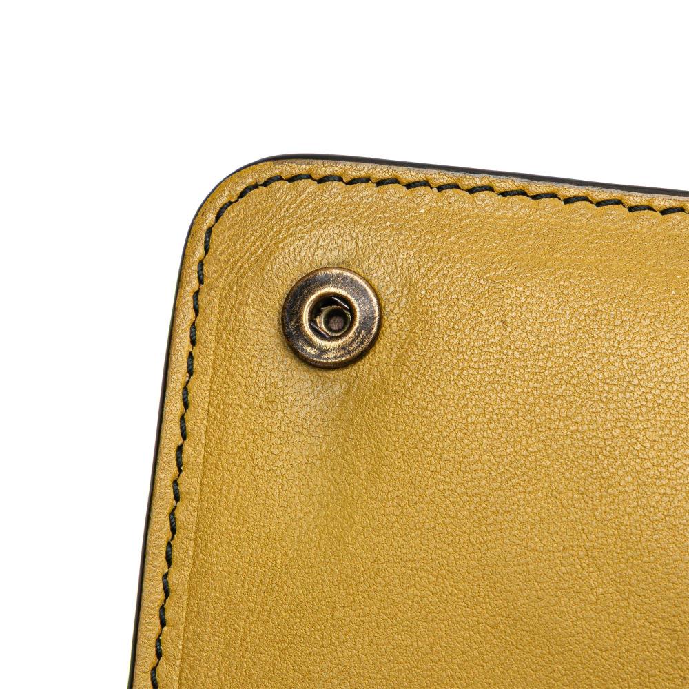 Bottega Veneta Yellow Small Nappa Intrecciato Runway Shoulder Bag Italy