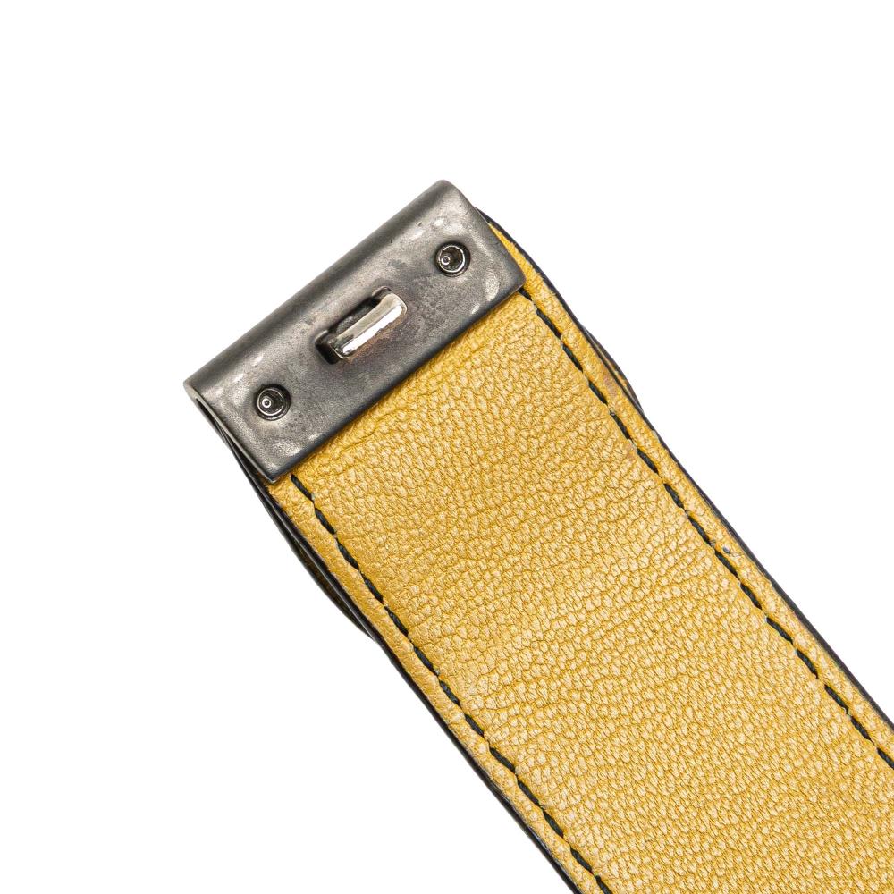 Bottega Veneta Yellow Small Nappa Intrecciato Runway Shoulder Bag Italy