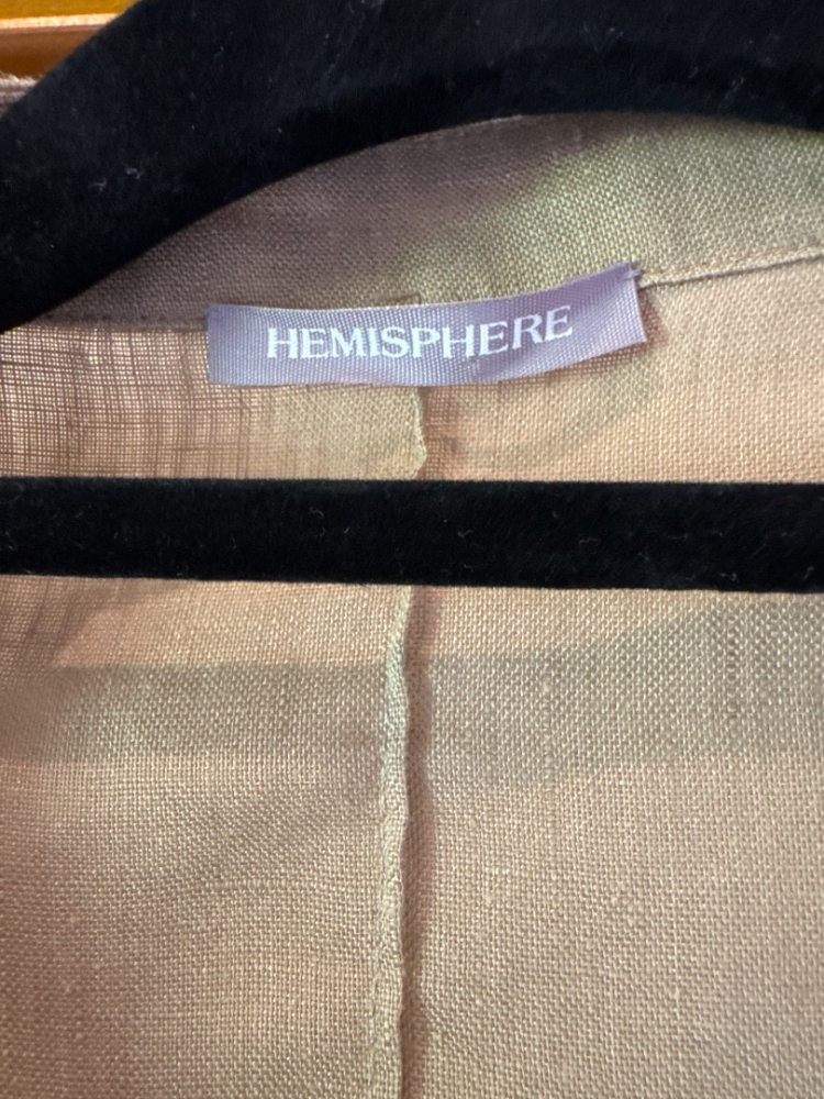 Hemisphere Kleid aus Leinen