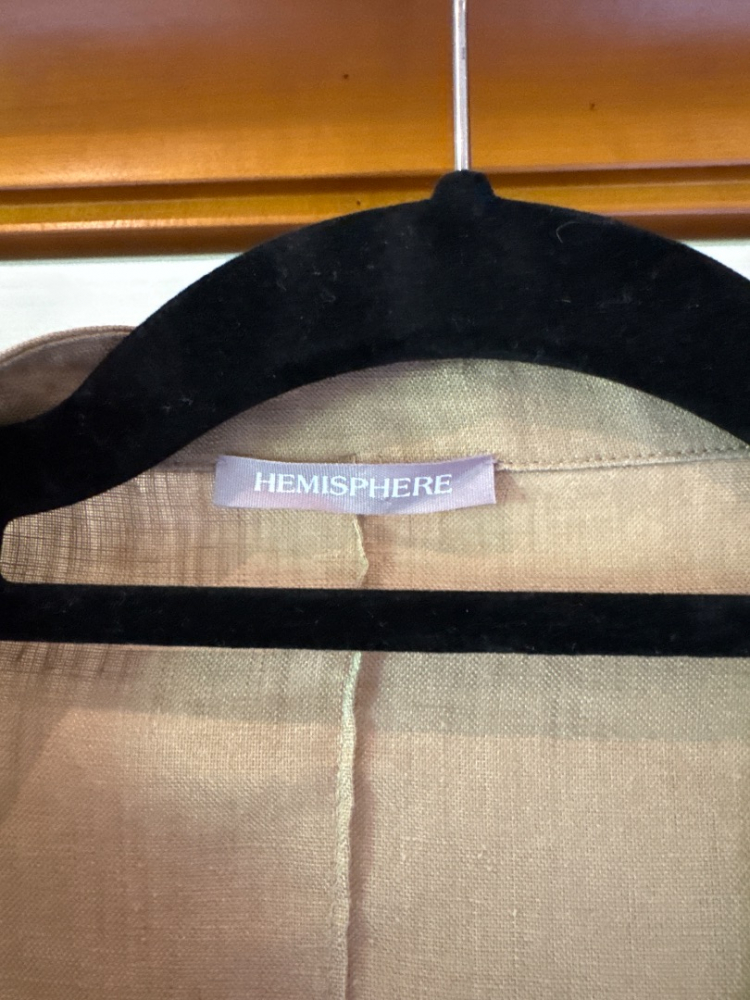 Hemisphere Kleid aus Leinen