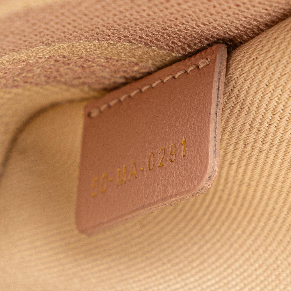 Christian Dior B Dior Pink Light Pink Canvas Fabric Medium Embroidered Houndstooth Lady D Lite Italy