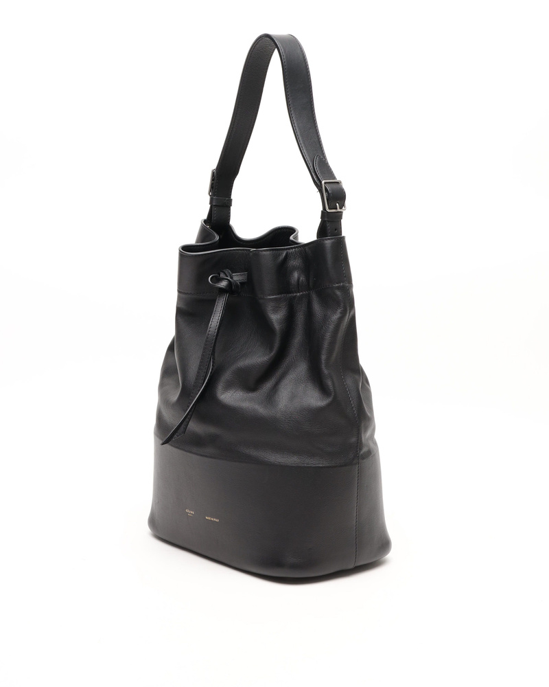 Celine Céline Drawstring Bucket Bag