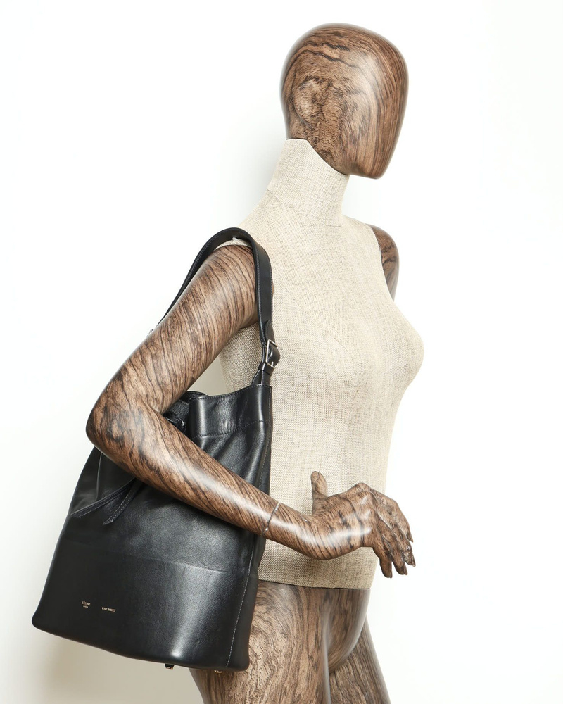 Celine Céline Drawstring Bucket Bag