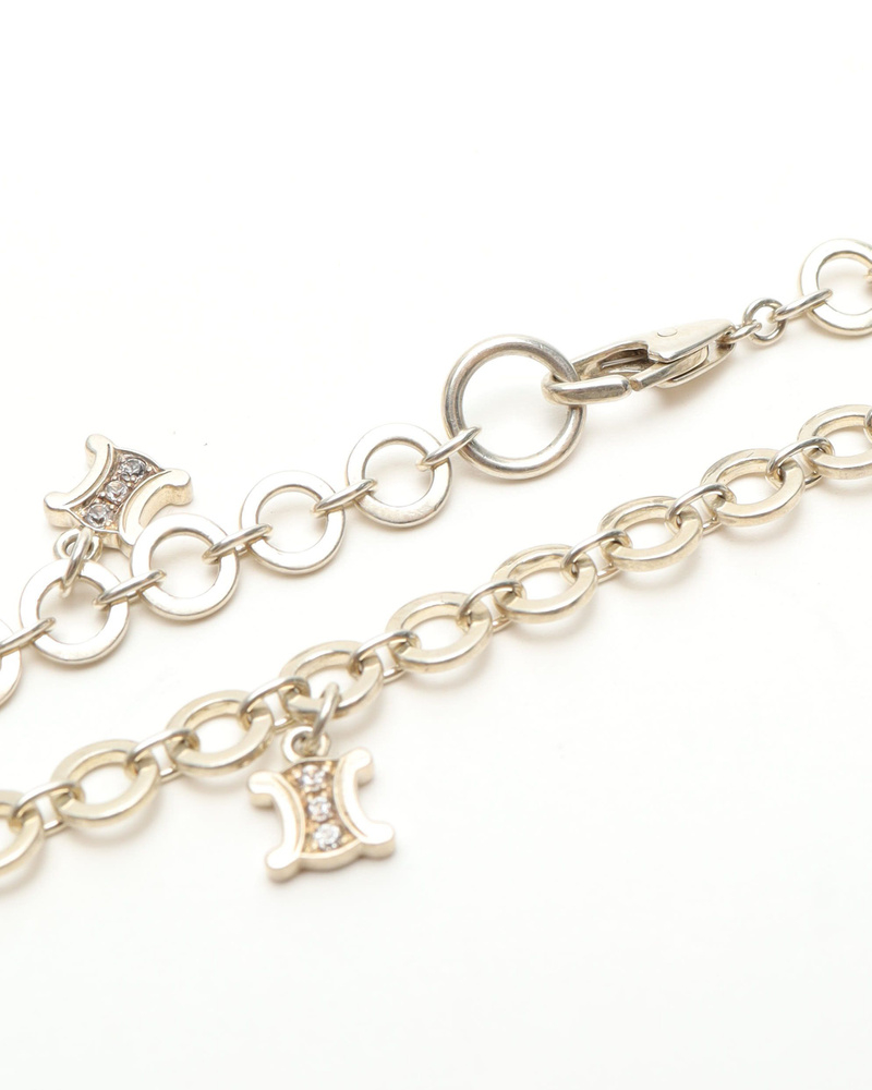 Celine Céline Mini Silver Triomphe Bracelet