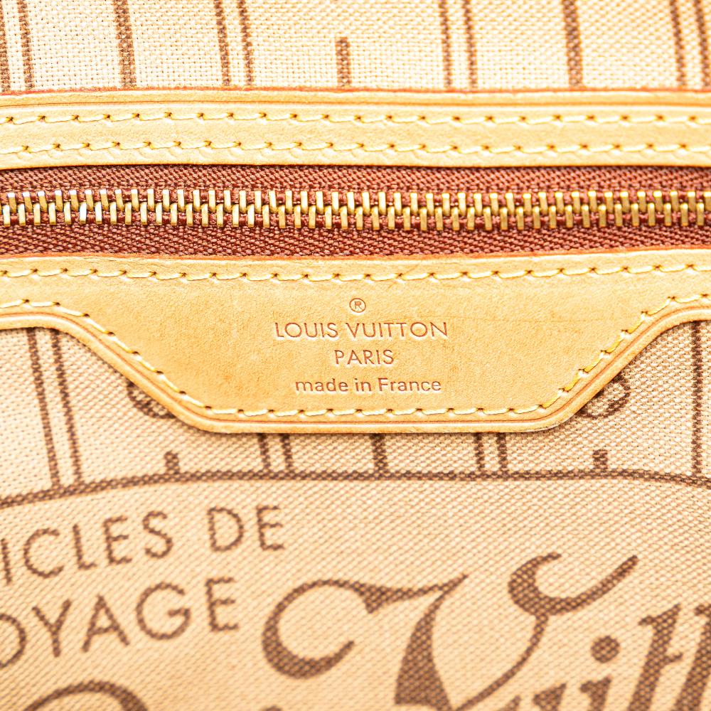 Louis Vuitton B Louis Vuitton Brown Monogram Canvas Canvas Monogram Neverfull PM France